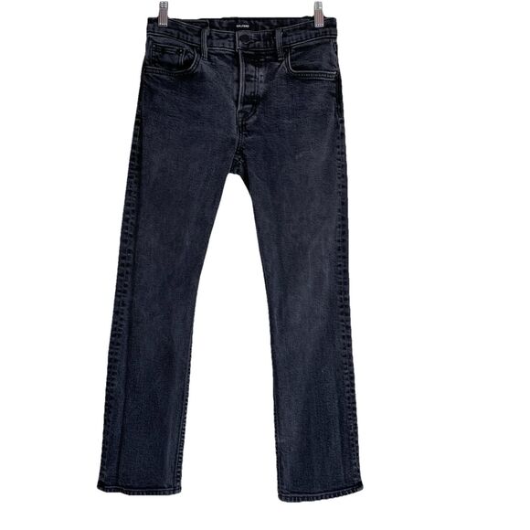 GRLFRND Tatum Mid-Rise Micro Boot Jeans Women Sz. 25 All Night Long Button Fly - Picture 2 of 16